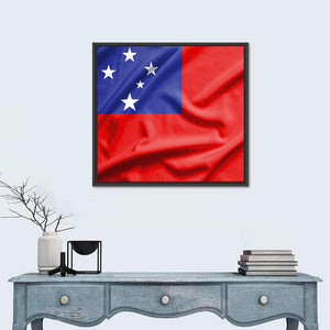 Flag Of Samoa Wall Art