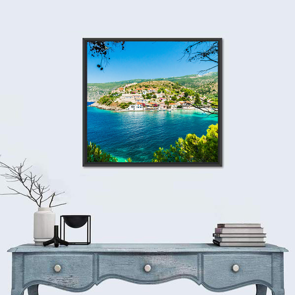 Assos Village, Kefalonia Bay Wall Art