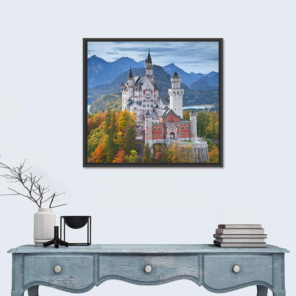 Neuschwanstein Castle in Autumn Wall Art