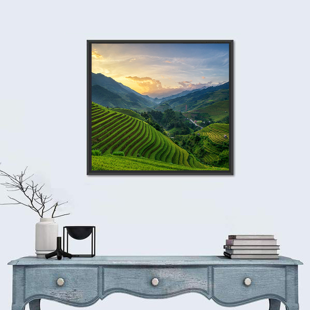 Vietnam Terraced Rice Fields Wall Art