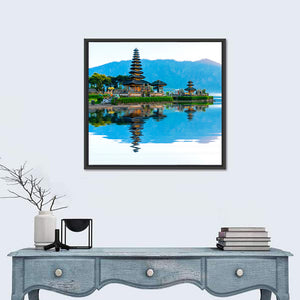 Pura Ulun Danu Temple Wall Art