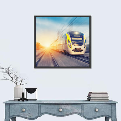 Modern High-speed Train Wall Art