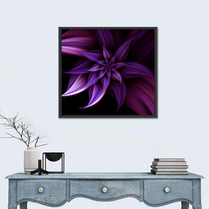 Elegant Fantasy Flower Wall Art