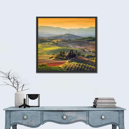 Val D'orcia Sunset Hills Wall Art