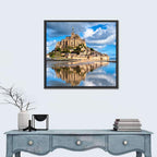 Mont Saint-michel Reflection Wall Art