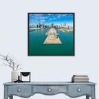 Chicago Navy Pier Aerial View Wall Art