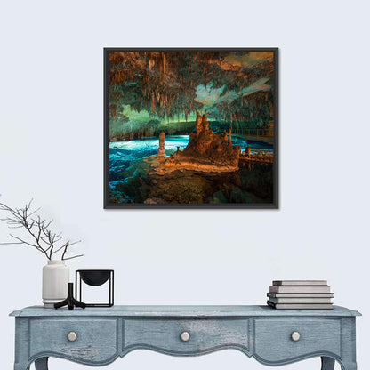 Dragon Caves Lake On Majorca Wall Art