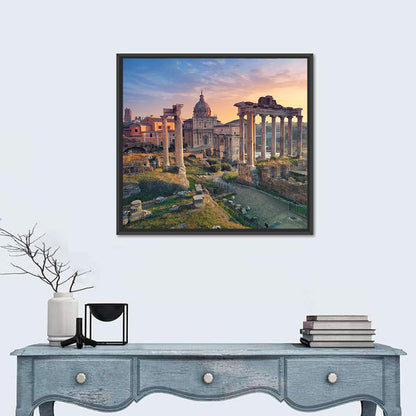 Roman Forum at Sunset Wall Art
