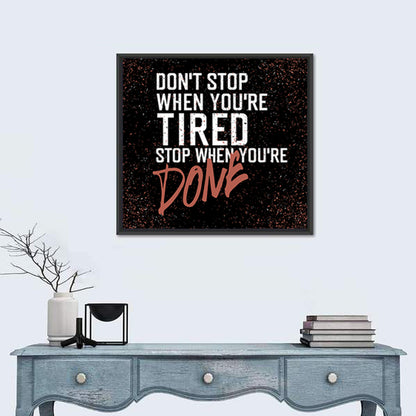 Distressed Motivational Quote Wall Art