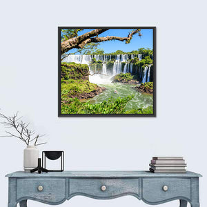 Iguazu Falls View From Argentina Wall Art