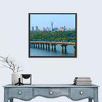 Paton Bridge with Motherland Monument Wall Art