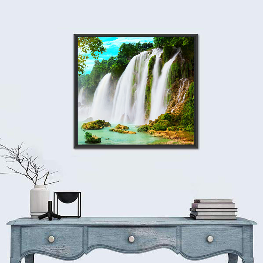 Sunlit Ban Gioc Waterfall Wall Art