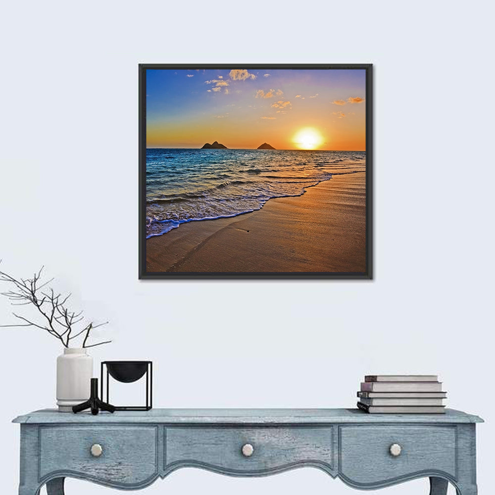 Lanikai Sunrise Over Mokulua Islands Wall Art