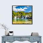 Skradinski Buk Cascading Waterfall Wall Art