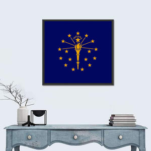 Flag Of Indiana Wall Art