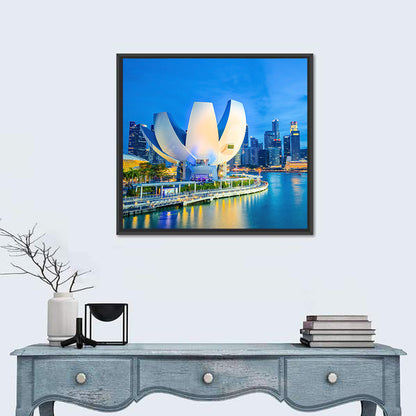 Marina Bay with Artscience Museum Wall Art