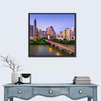 Austin Skyline Over Lady Bird Lake Wall Art