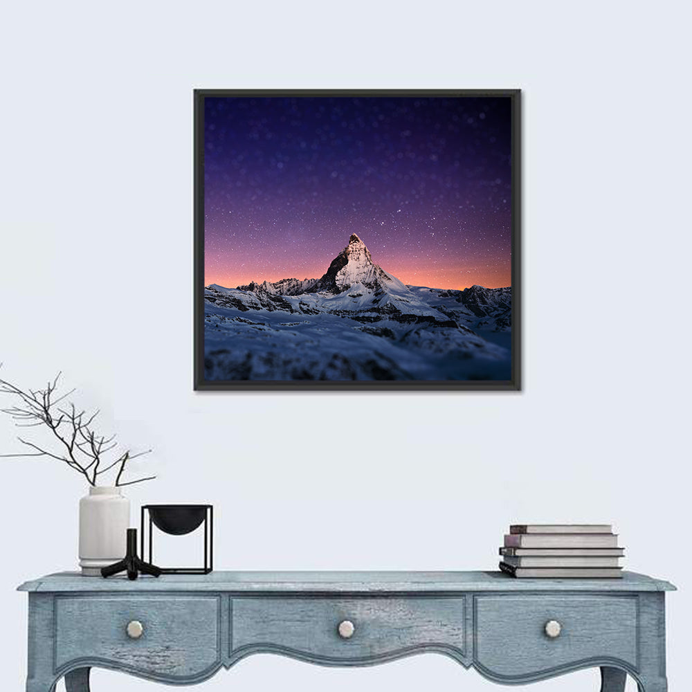 Matterhorn Nightscape Wall Art