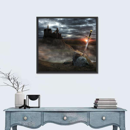 Camelot Castle with Excalibur Wall Art