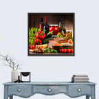 Rustic Organic Market Still Life Wall Art