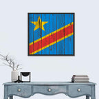 Democratic Republic of the Congo Flag Wall Art