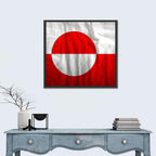 Greenland Flag Wall Art