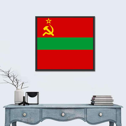 Flag Of Transnistria Wall Art