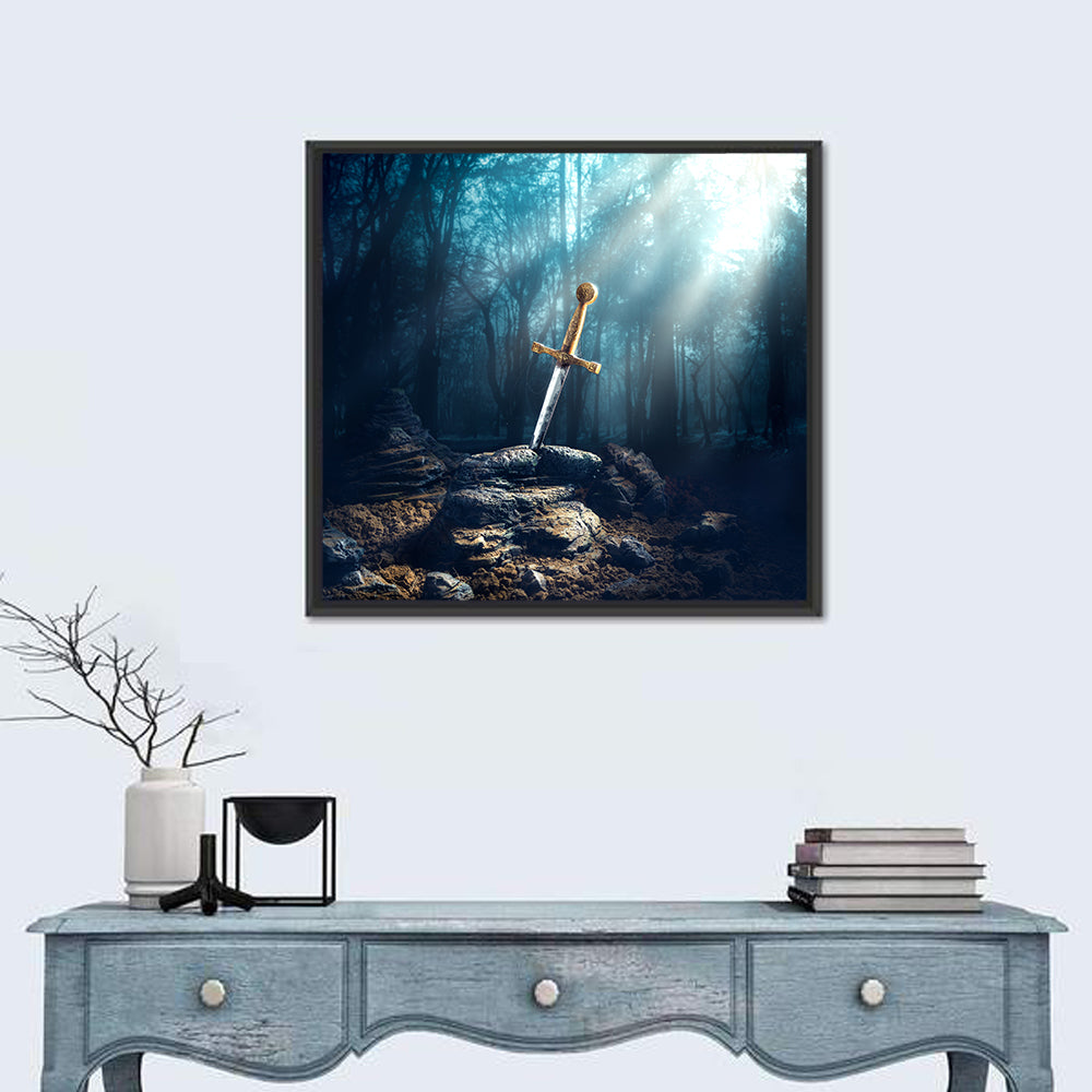 Sword In The Stone Wall Art