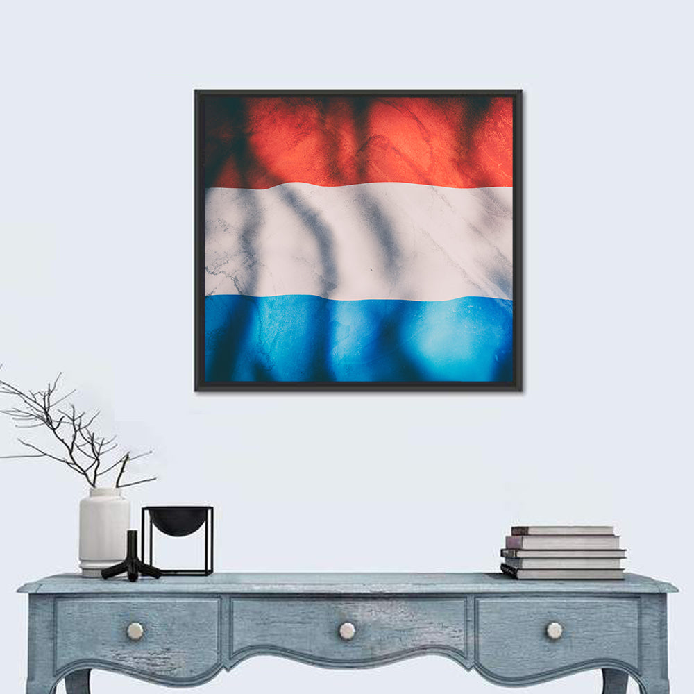 Luxembourg Flag Wall Art
