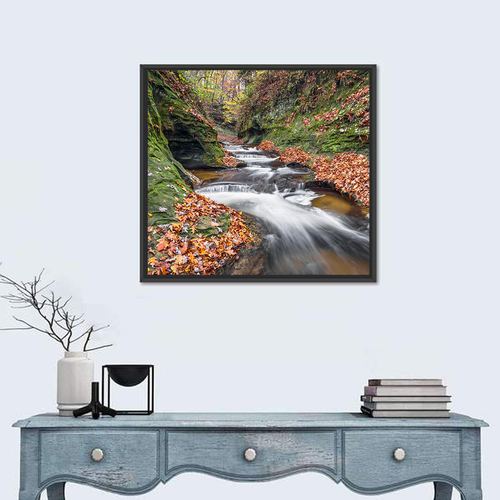 Warren County Autumn Cascades Wall Art