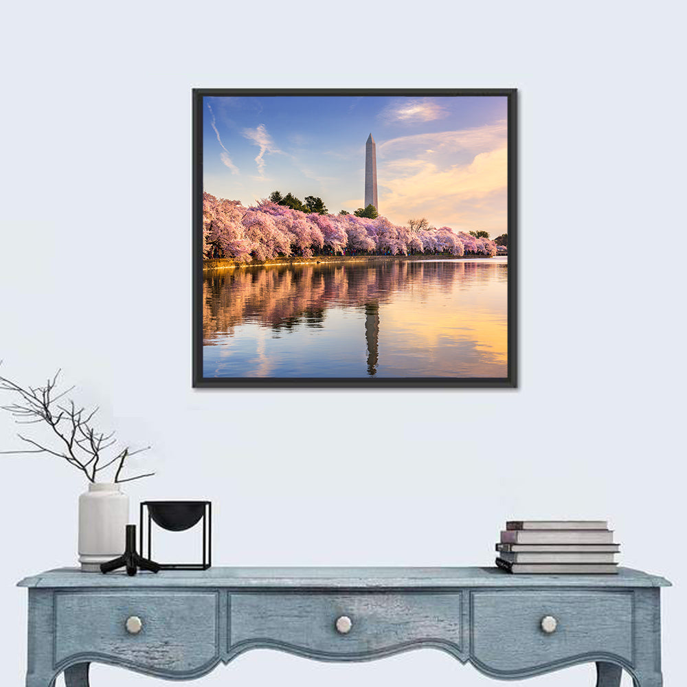 Washington Monument at Tidal Basin Wall Art