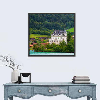 Mansion on Lake Brienz Wall Art