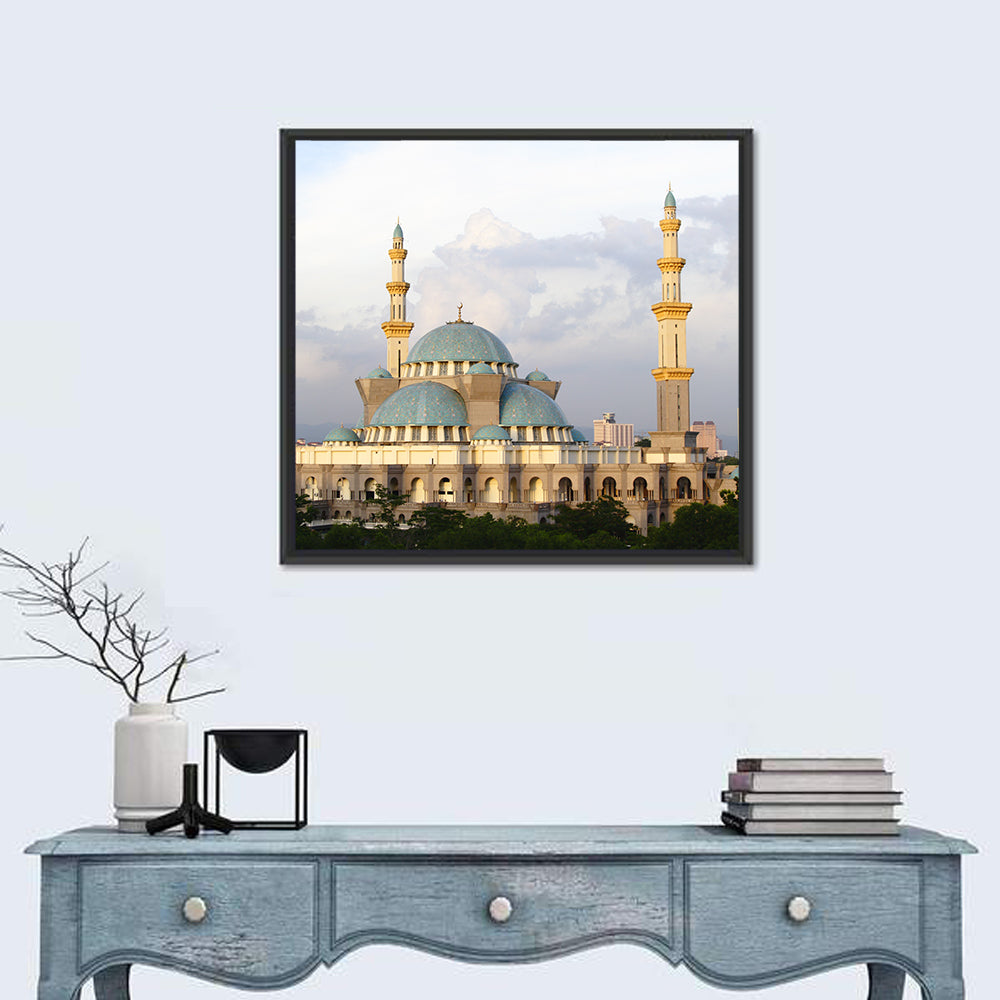 Federal Territory Mosque with Blue Domes Wall Art