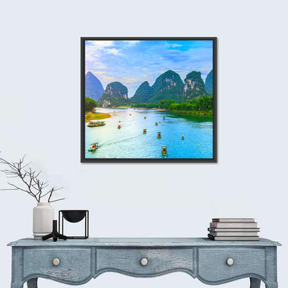 Li River at Yangshuo, Guilin Wall Art