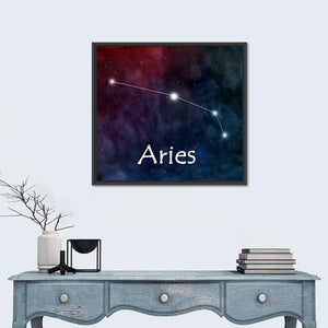 Aries Horoscope  Constellation Wall Art