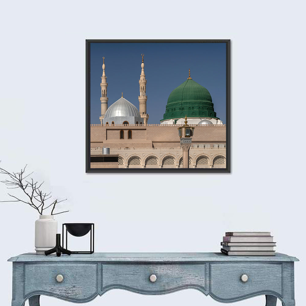 Green Dome of Al-masjid An-nabawi Wall Art