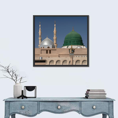 Green Dome of Al-masjid An-nabawi Wall Art