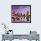 Baltimore Inner Harbor Skyline Wall Art