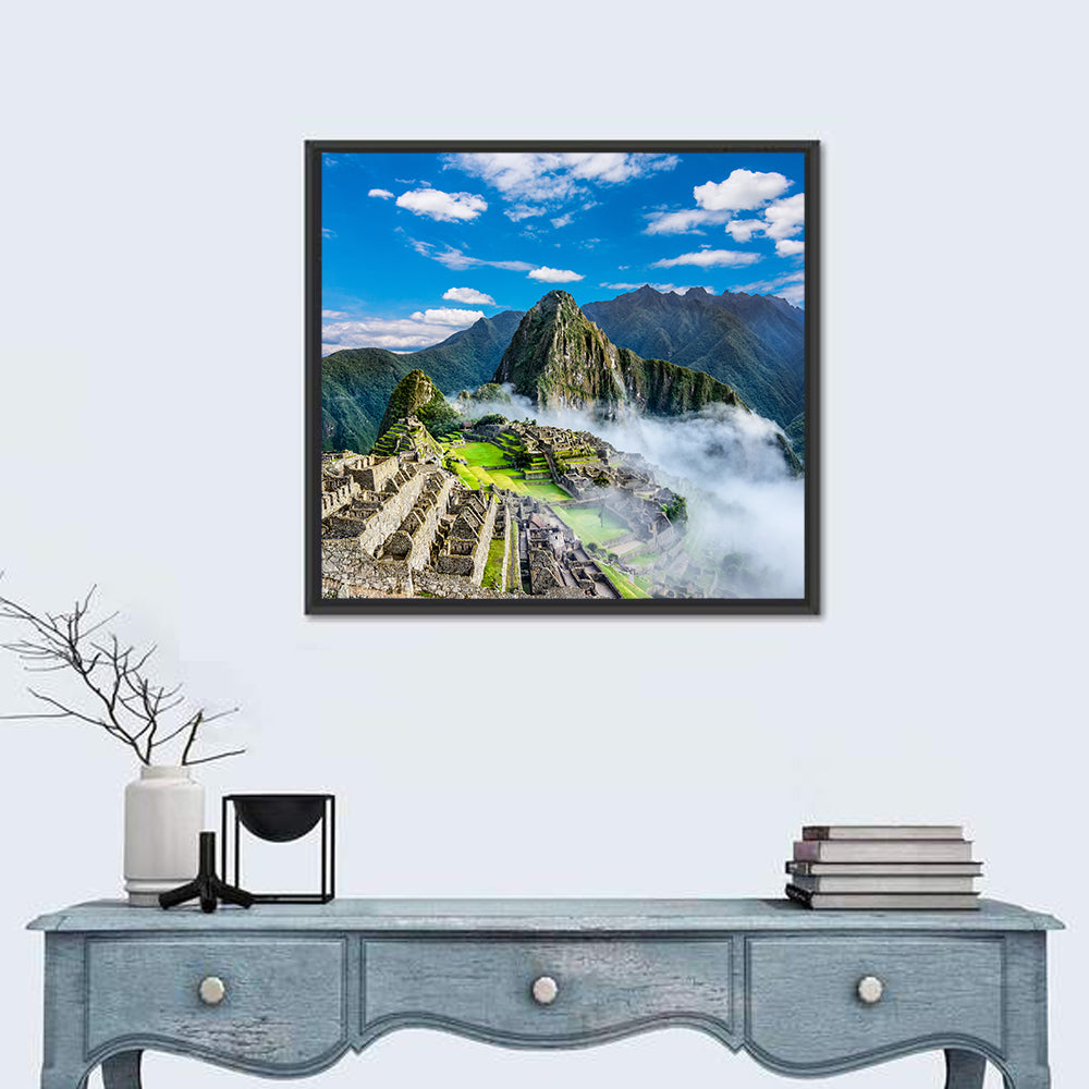 Machu Picchu Among Mountain Clouds Wall Art