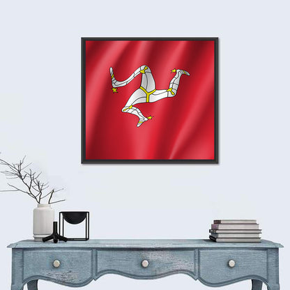 Isle Of Man National Flag Wall Art