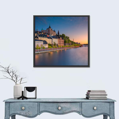Stockholm Sunset Over Mariaberget Wall Art