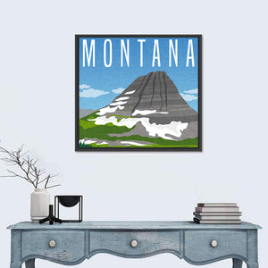 Montana Travel Poster Wall Art