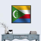 Comoros National Flag Wall Art