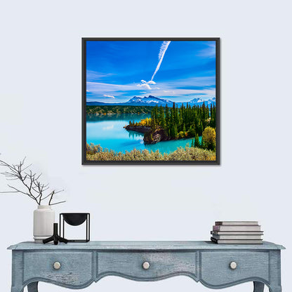 Abraham Lake Shoreline Wall Art