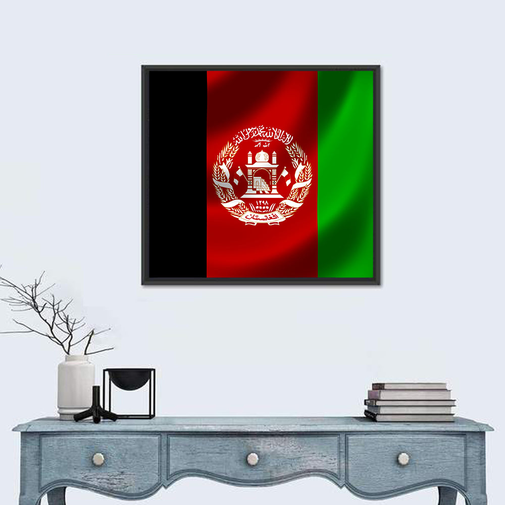 Flag Of Afghanistan Wall Art