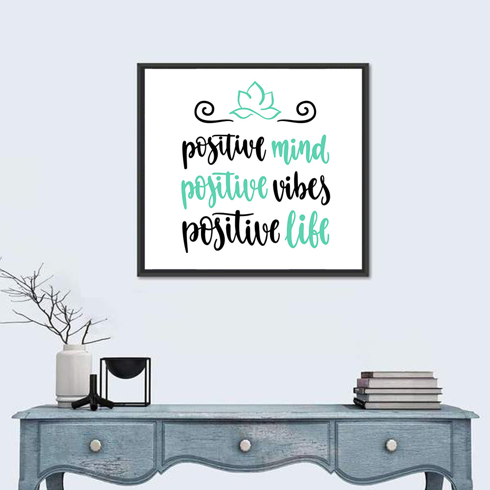 Lotus Yoga Inspirational Quote Wall Art