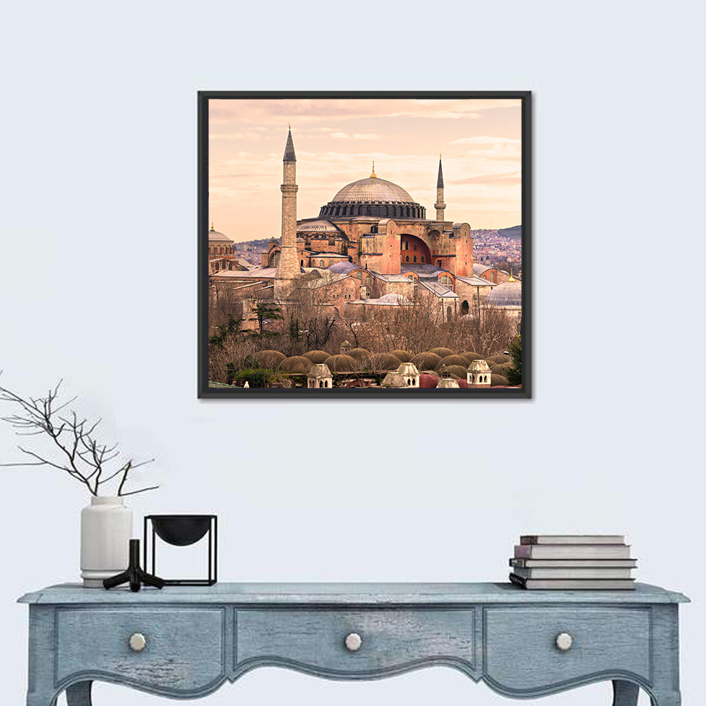Hagia Sophia Dome and Minarets Wall Art