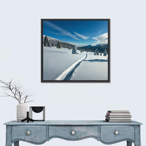 Snowy Carpathian Mountains Ukraine Wall Art