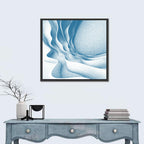 Blue Topographical Waves Wall Art