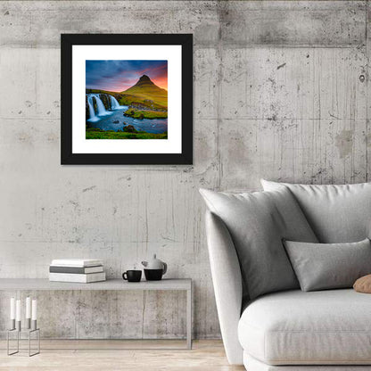 Kirkjufell at Sunset Wall Art
